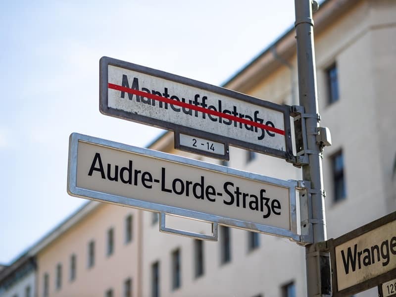 Änderungen der Straßennamen